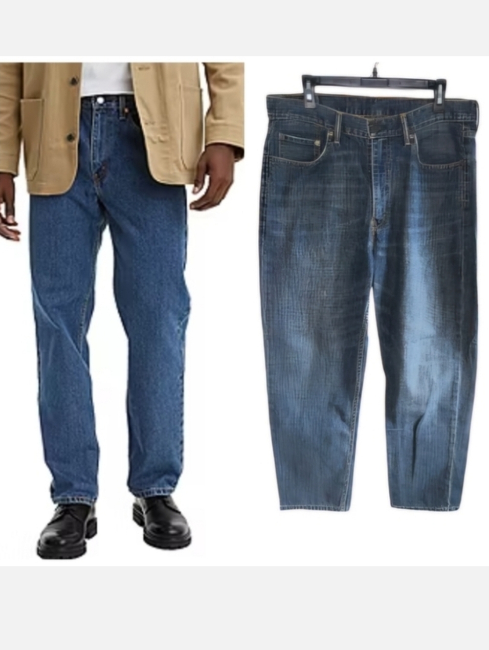 Levi's 550 men's relaxed fit straight leg jeans Classic size 36 W 32 L